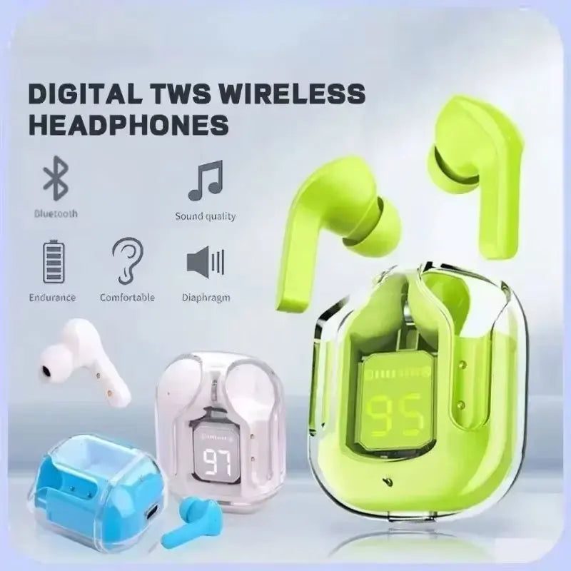 T2 Bluetooth TWS Earbuds: Wireless Sports Headphones for Outdoor Music & Gaming on Smartphones
