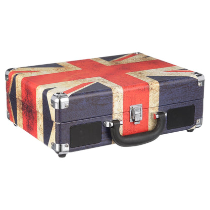 Journey Bluetooth Suitcase Record Player with 3-Speed Turntable