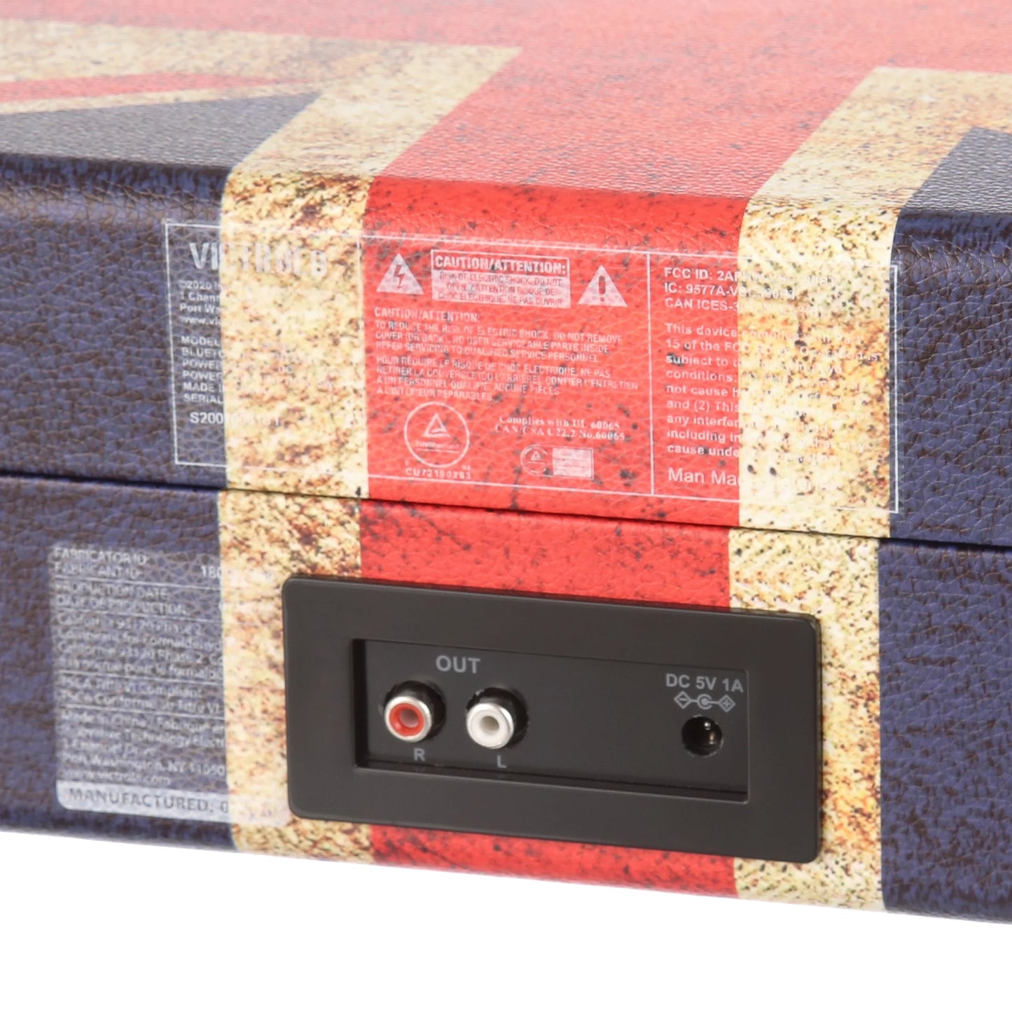 Journey Bluetooth Suitcase Record Player with 3-Speed Turntable