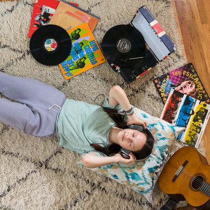 Journey Bluetooth Suitcase Record Player with 3-Speed Turntable